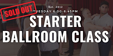 Imagen principal de [FEB] Brand New Adult  Starter Ballroom and Latin Class