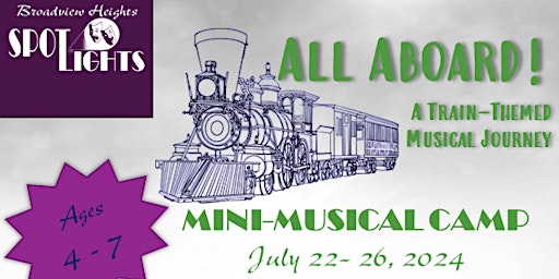 Spotlights' Mini-Musical Camp 2024 primary image