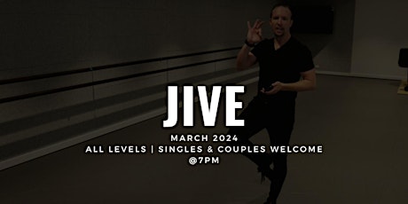 [MARCH] New 4 Adult Dance Classes: JIVE  primärbild