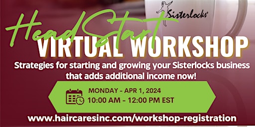Hauptbild für HeadStart Virtual Workshop for Sisterlocks Practitioners