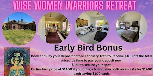 Image principale de Wise Women Warriors Retreat