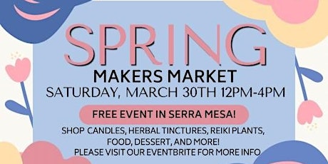 Spring Maker's Market 3/30/24