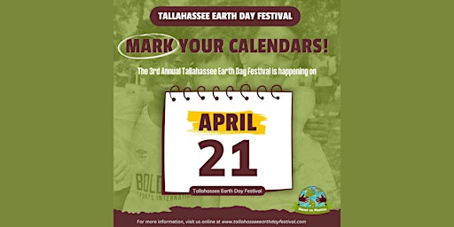 Image principale de Tallahassee Earth  Day Festival