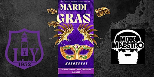 Imagem principal do evento 7th District Mardi Gras Masquerade