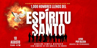 1,000 Hombres Llenos del Espíritu Santo primary image