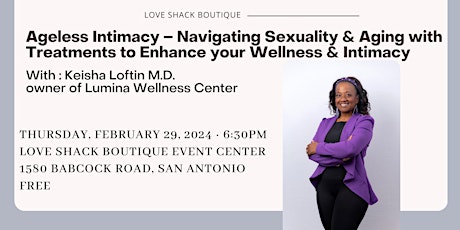 Navigating Sexuality and Aging-Treatments to Enhance your Intimacy primary image