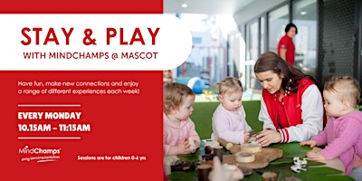MindChamps @ Mascot Stay & Play Session primary image