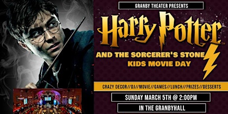 Harry Potter & The Sorcerer's Stone Movie, Dinner & Party - KIDS SHOWING primary image