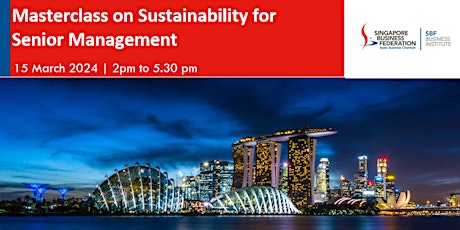 Masterclass on Sustainability for Senior Management