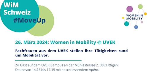 Hauptbild für Women in Mobility @ UVEK