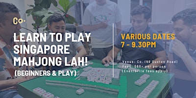 Learn to play Singapore Mahjong Lah! (Beginner) primary image