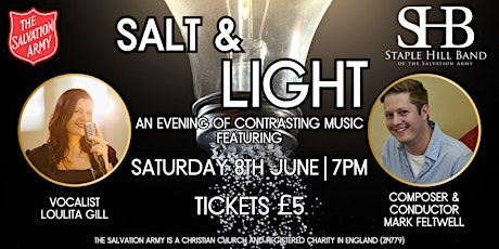 'Salt & Light' - An Evening of Contrasting Music