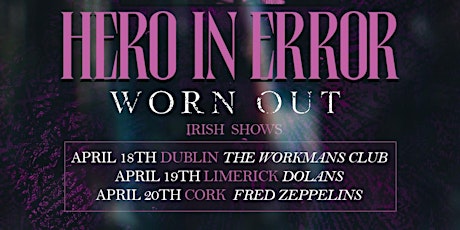 Dead Cult: Hero In Error & WORN OUT + Jenova @ Fred Zeppelins