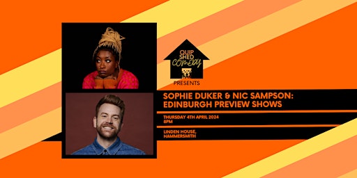 Imagem principal de Quip Shed Comedy presents Sophie Duker & Nic Sampson @ Linden House