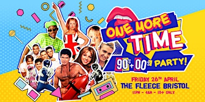 One More Time - 90's & 00's Party primary image