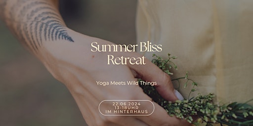 Image principale de Summer Bliss Retreat - Yoga meets Wild Things!