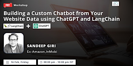 Building a Custom Chatbot from Your Website Data using ChatGPT & LangChain primary image