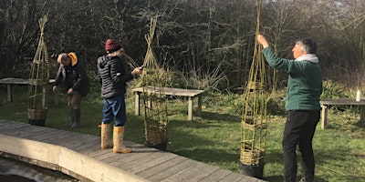 Immagine principale di Willow Obelisks for Beginners: Adult weaving workshop - Didcot, Thurs 2 May 