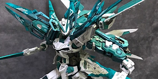 Gundam anime character model exhibition