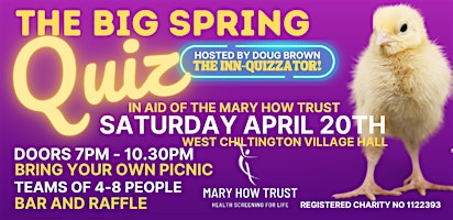 Image principale de The BIG SPRING QUIZ  - With host Doug Brown The Inn-Quizzator!