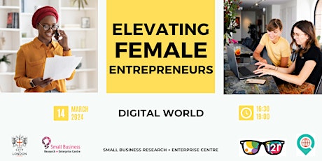 Imagem principal do evento Elevating Female Entrepreneurs - Digital World