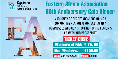 Gala Dinner & Market Close Ceremony - Eastern Africa Association. primary image