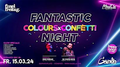 Hauptbild für FANTASTIC colours x confetti NIGHT | 18+ Event