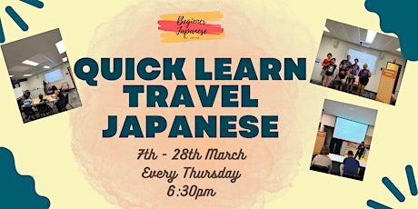 Small Group Quick Learn Travel Japanese