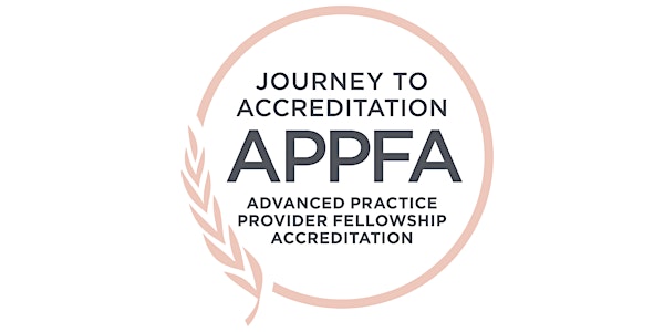 APPFA - Accreditation Journey Webinar
