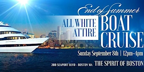 End of Summer ALL WHITE Attire Boat Cruise primary image