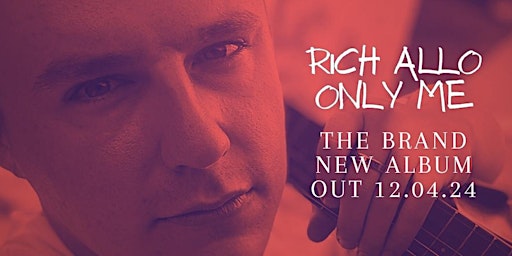 Primaire afbeelding van Rich Allo - “Only Me” Album Launch Show - Live At The Blue Note, Jersey