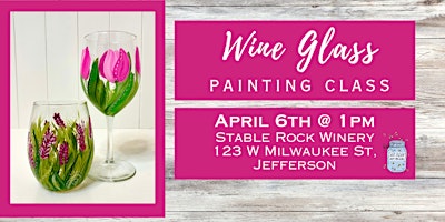 Primaire afbeelding van Wine Glass Painting Class