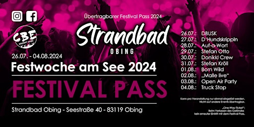 Primaire afbeelding van FESTIVAL PASS - Festwoche am See 2024