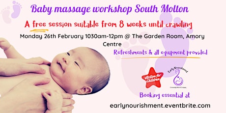 Image principale de Baby Massage South Molton Workshop