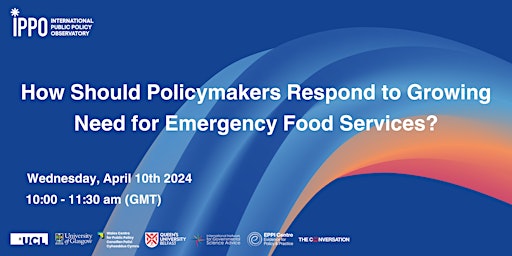 Imagem principal do evento How Should Policymakers Respond to Growing Need for Emergency Food Services