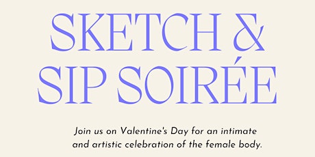 Image principale de Valentine’s Day Sketch & Sip Soirée