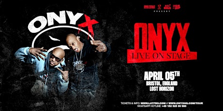 ONYX Live in Bristol primary image