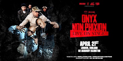 Imagem principal de ONYX & Non Phixion - Live in London