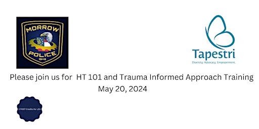 Hauptbild für Human Trafficking 101 and Trauma Informed Training