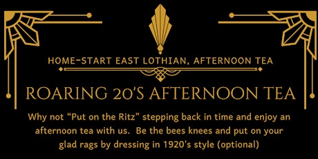 Roaring 20s Afternoon tea - Home-Start East Lothian fundraising event