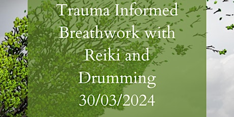 Image principale de Day Retreat -Trauma informed Breathwork with  Reiki and Shamanic Drumming