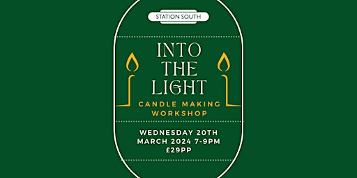 Immagine principale di Into the light - A natural candle making workshop 
