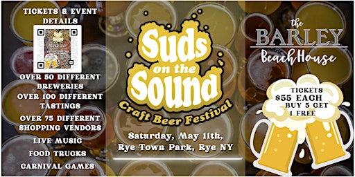 Imagem principal do evento SUDS ON THE SOUND CRAFT BEER FESTIVAL