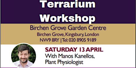 Terrarium Workshop with Manos Kanellos