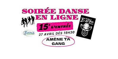 Imagem principal do evento Soirée  danse en ligne Country