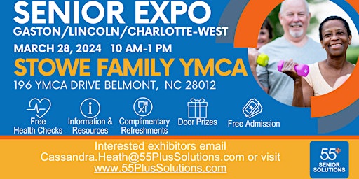 Gaston/Lincoln/Charlotte-West Senior Expo primary image