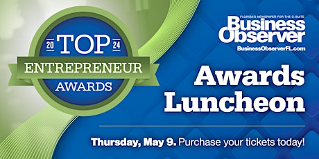 2024 Top Entrepreneur Awards Luncheon