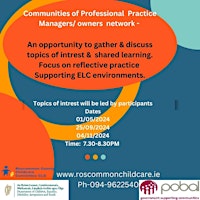 Imagem principal do evento Communities of Professional Practice- Managers/ owners network