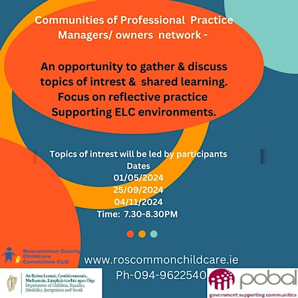 Communities of Professional Practice- Managers/ owners network