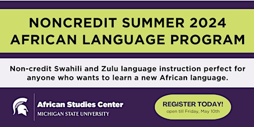 Hauptbild für Summer African Language Program